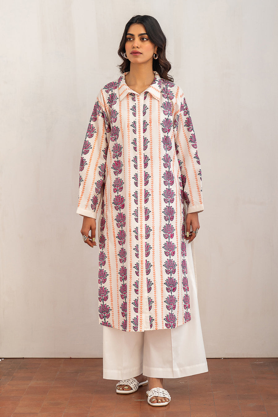 1 PIECE BLOCK PRINTED SHIRT