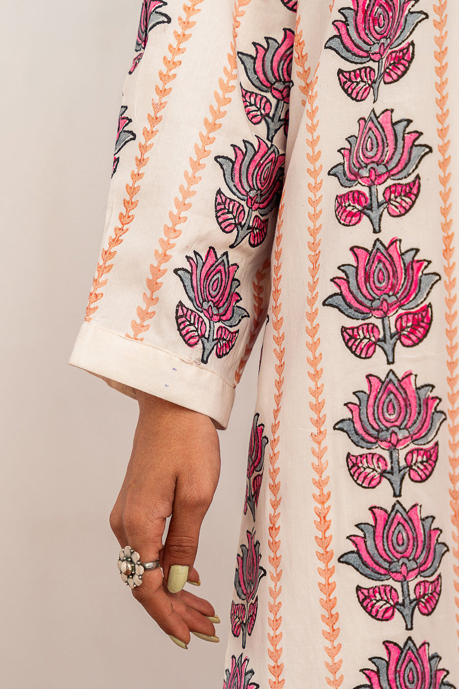 1 PIECE BLOCK PRINTED SHIRT