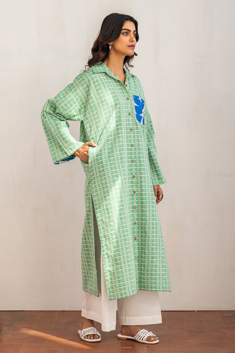 1 PIECE EMBROIDERED SHIRT