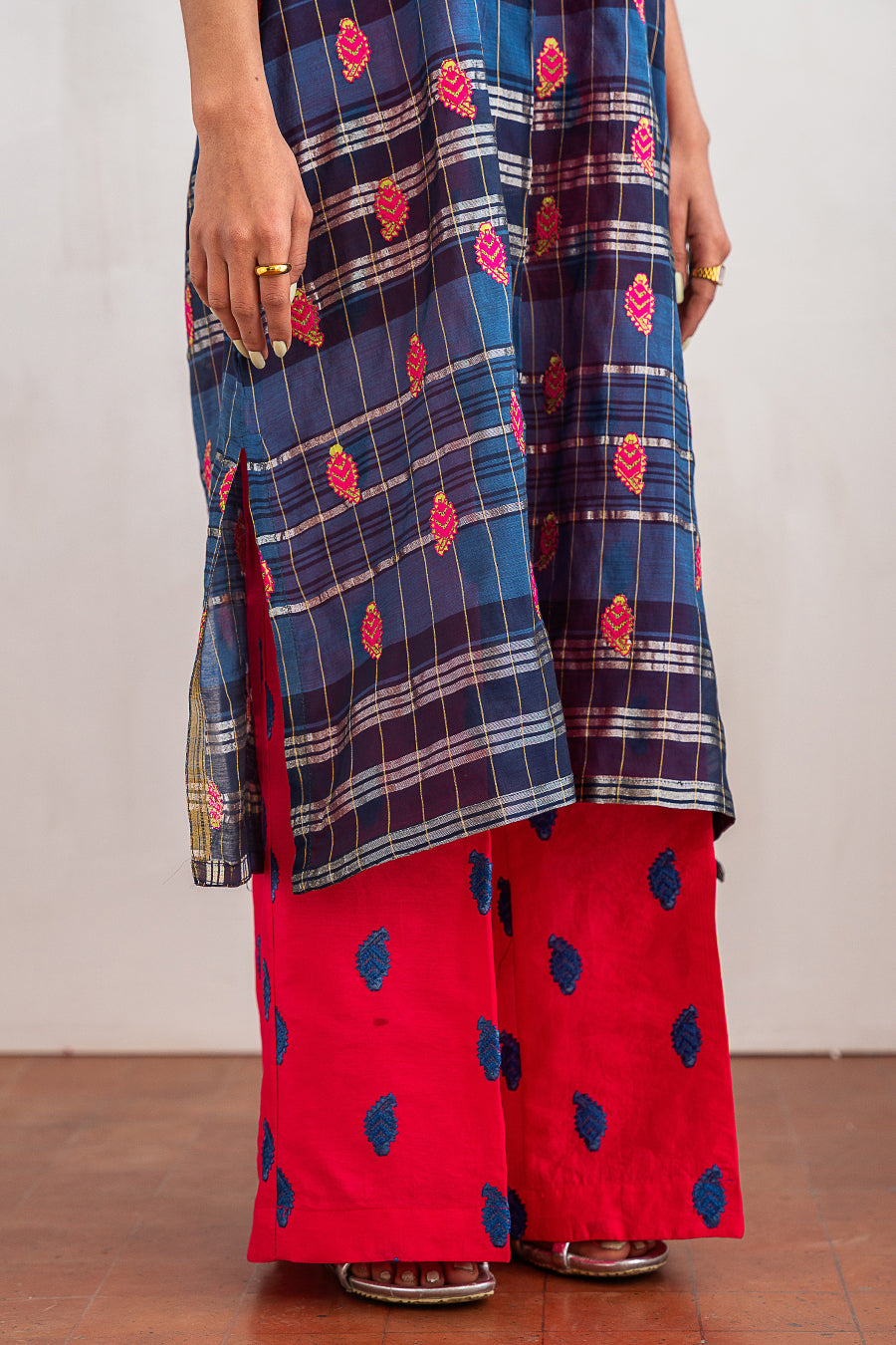 2 PIECE EMBROIDERED SUIT
