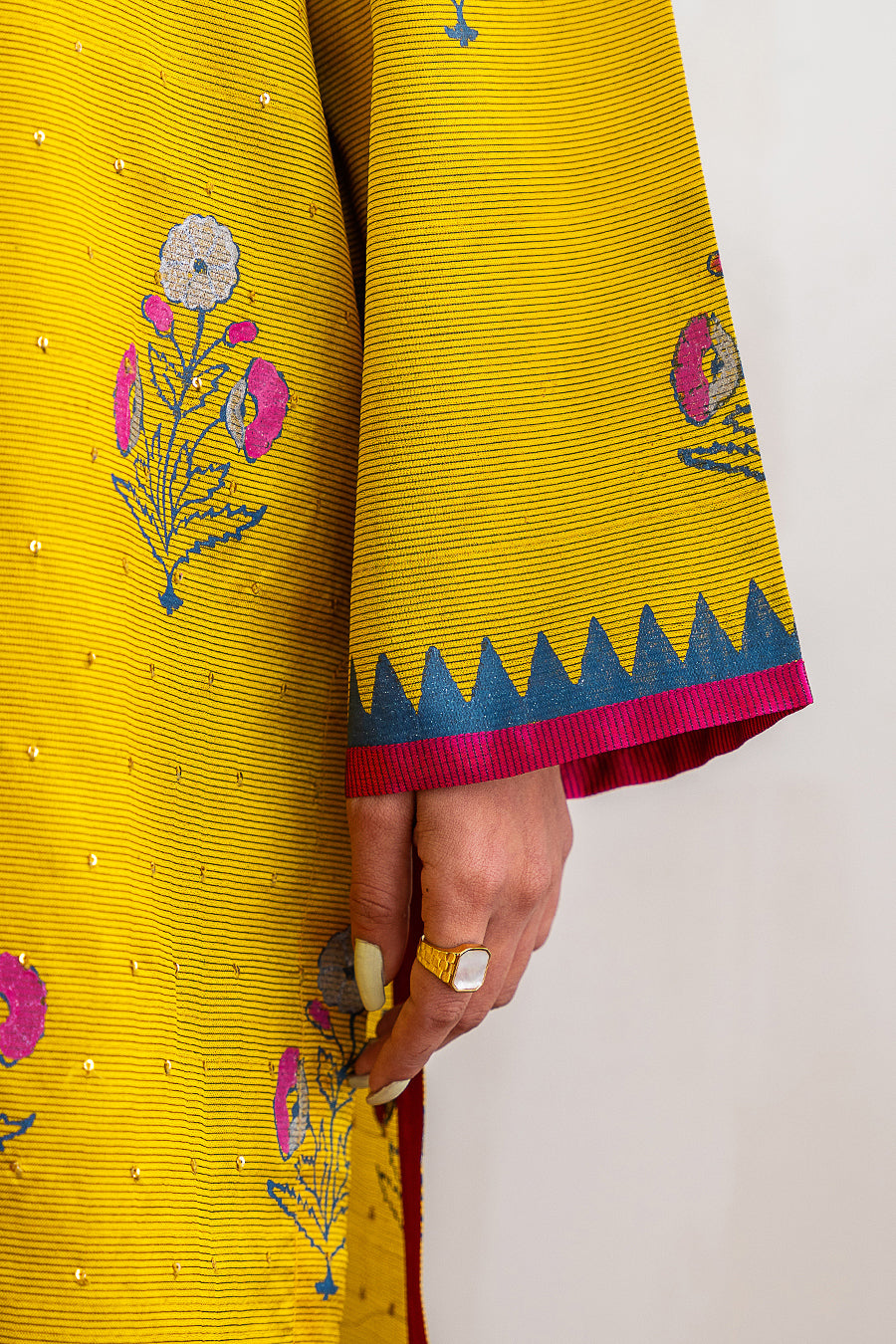 2 PIECE EMBROIDERED SUIT