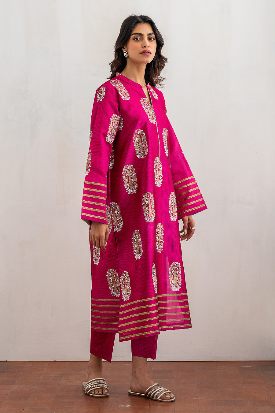 2 PIECE PRINTED LUXURY SUIT