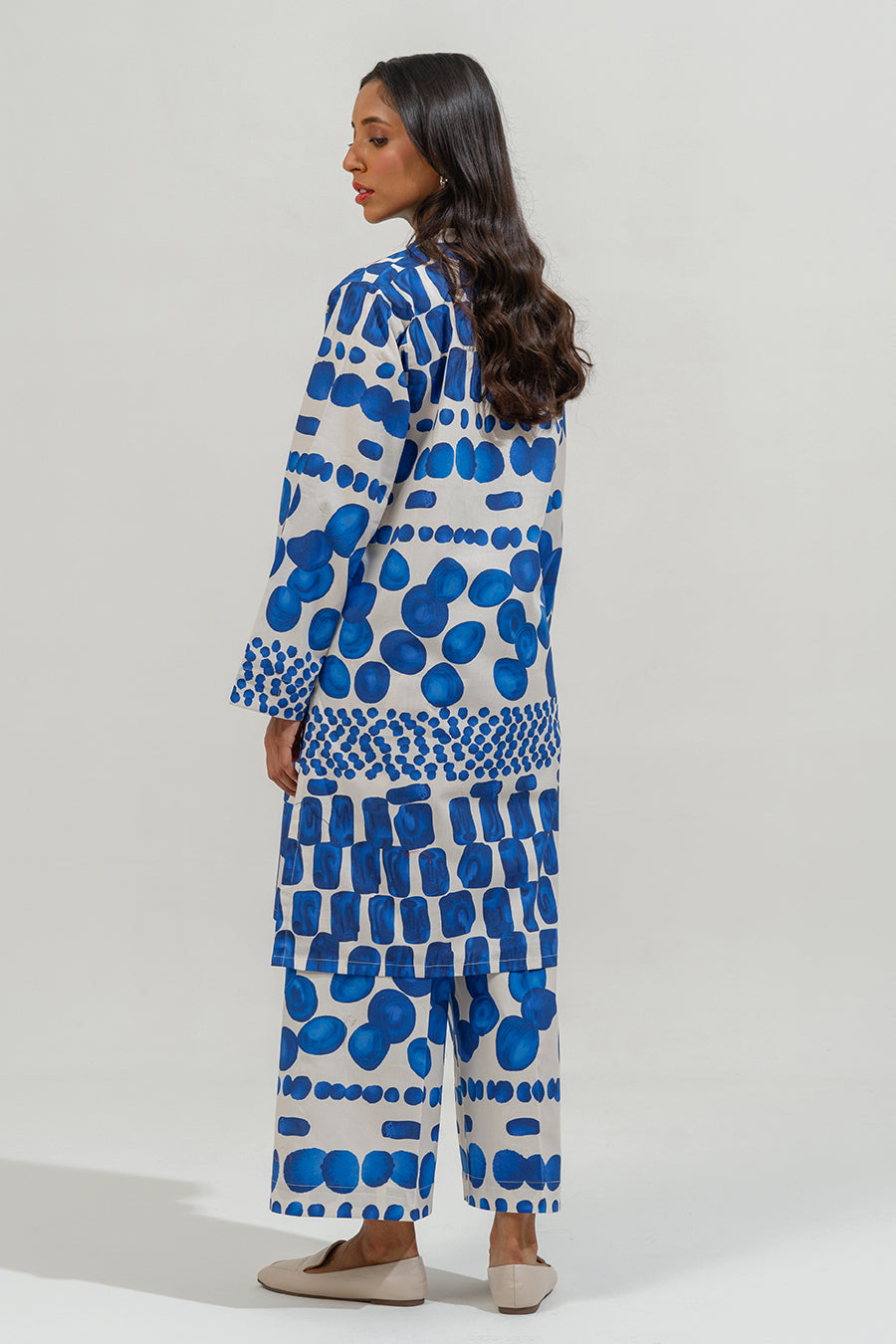 2 PIECE BLOCK PRINTED SUIT