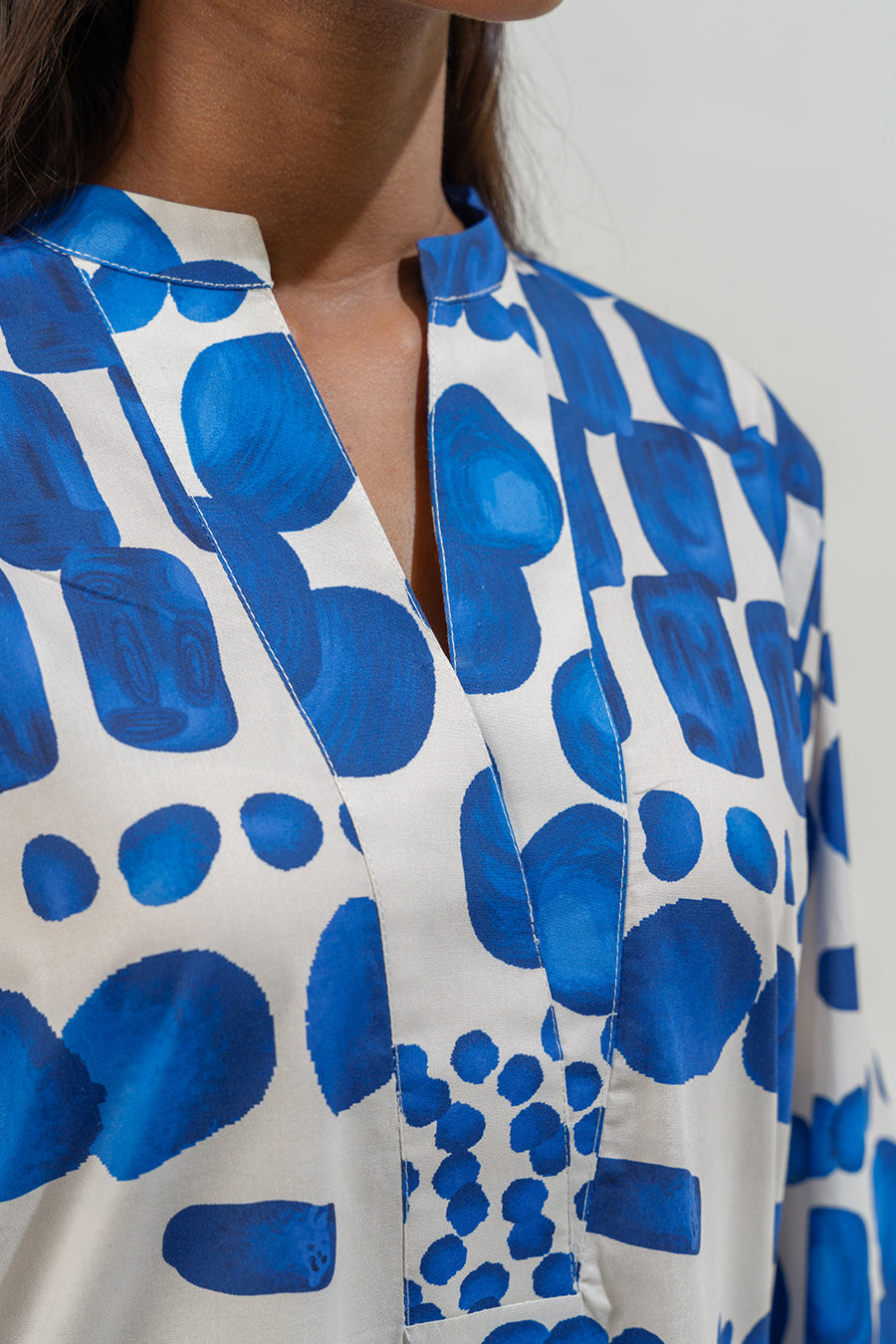 2 PIECE BLOCK PRINTED SUIT