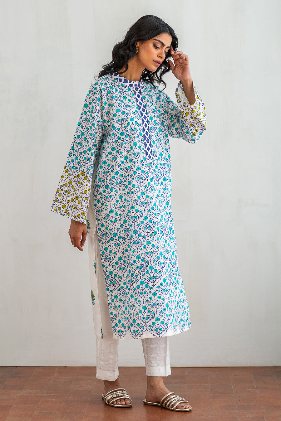 1 PIECE BLOCK PRINTED SHIRT