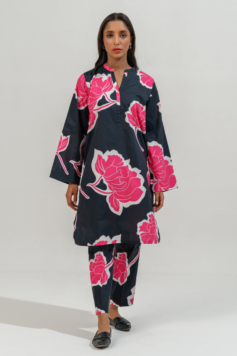 2 PIECE BLOCK PRINTED SUIT