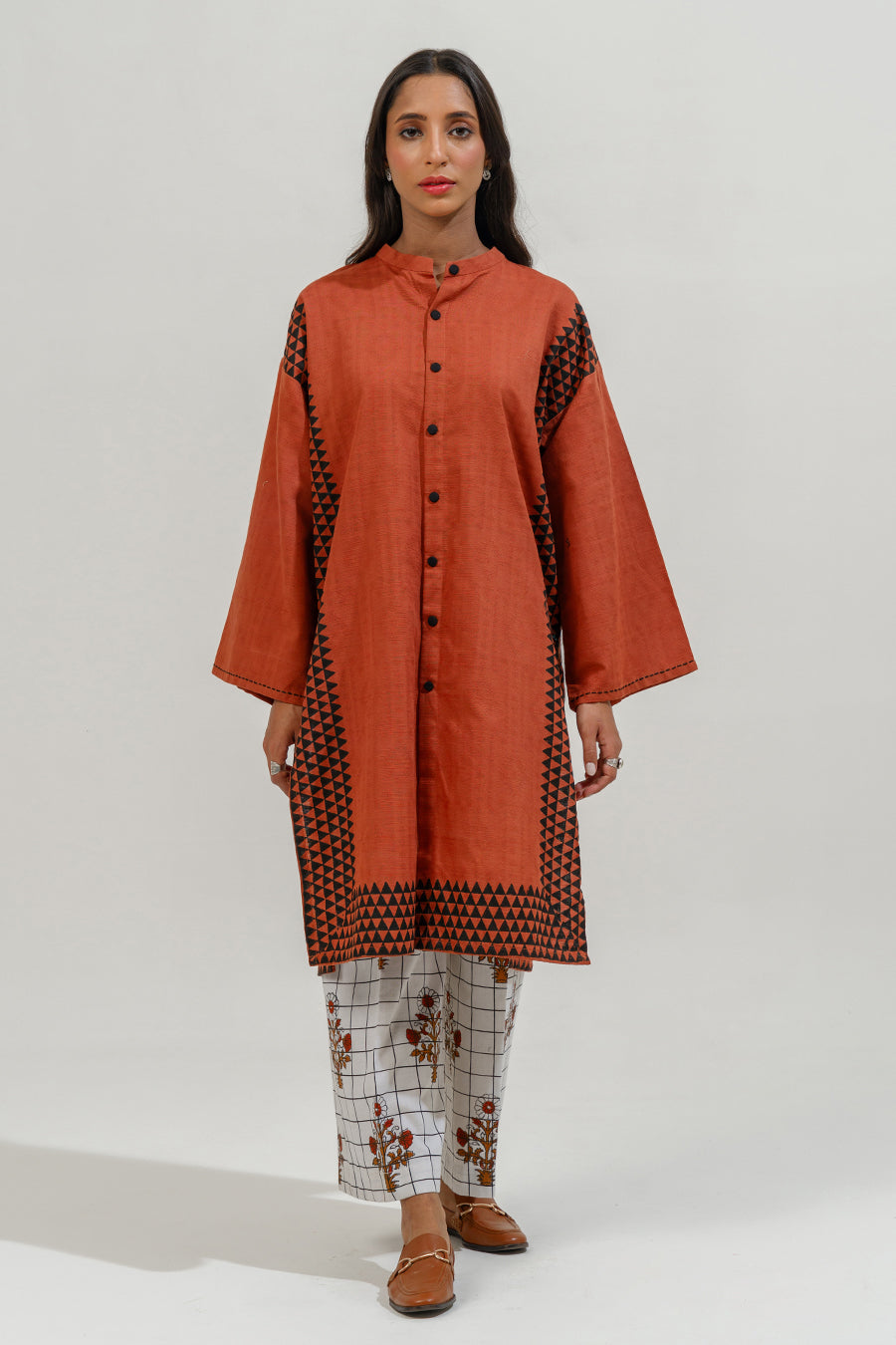 2 PIECE BLOCK PRINTED SUIT
