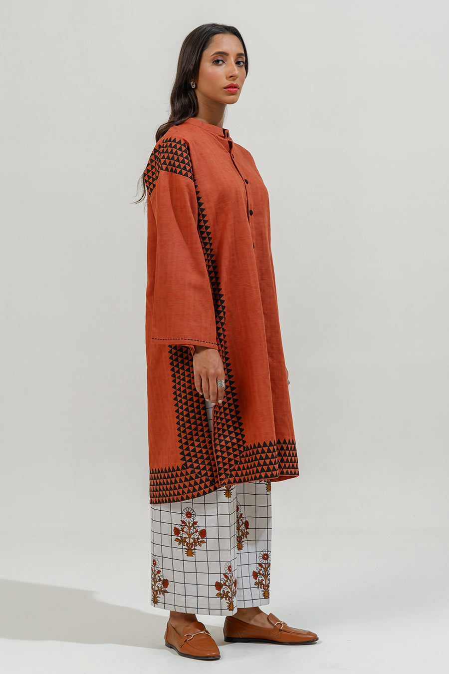 2 PIECE BLOCK PRINTED SUIT