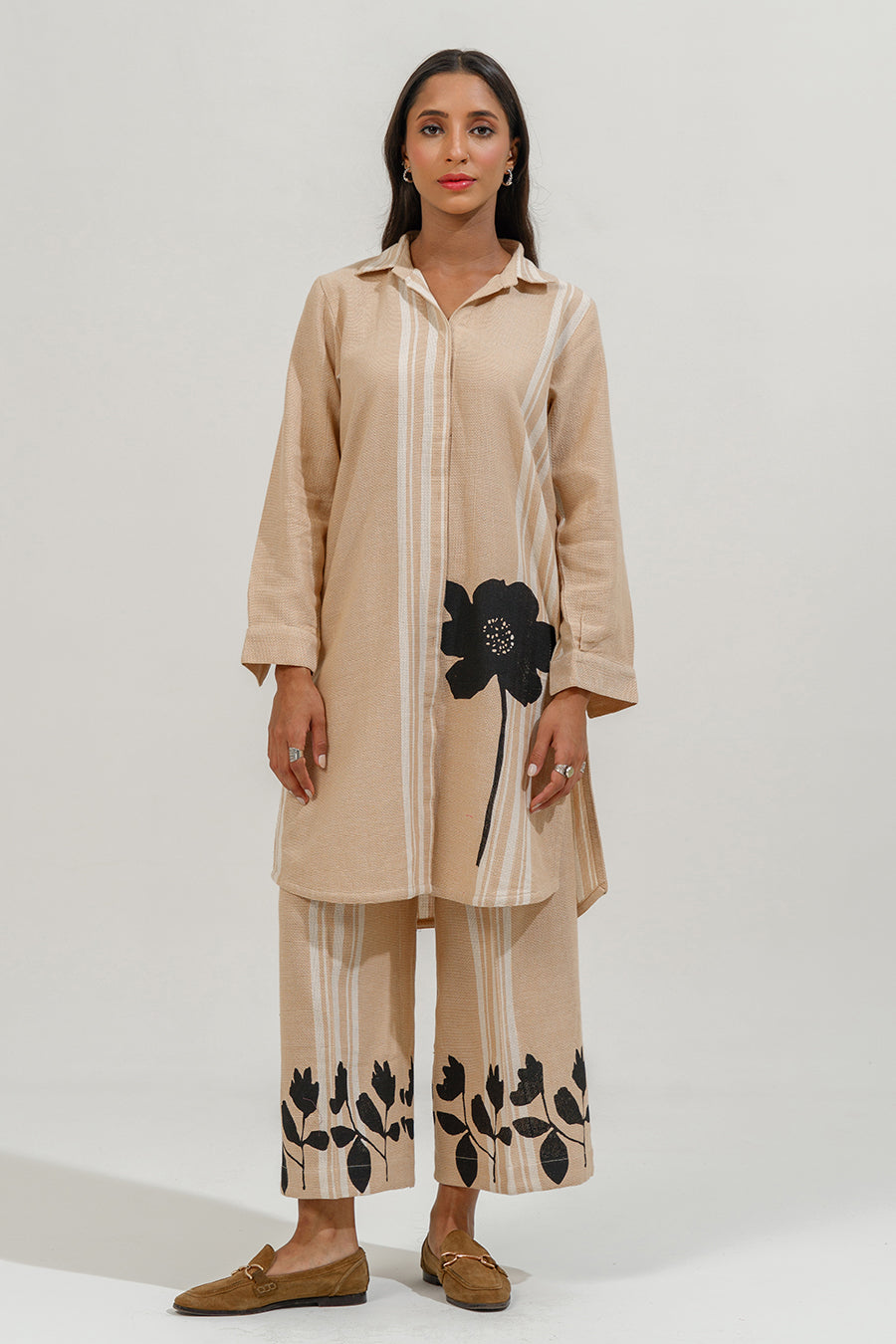 2 PIECE BLOCK PRINTED SUIT