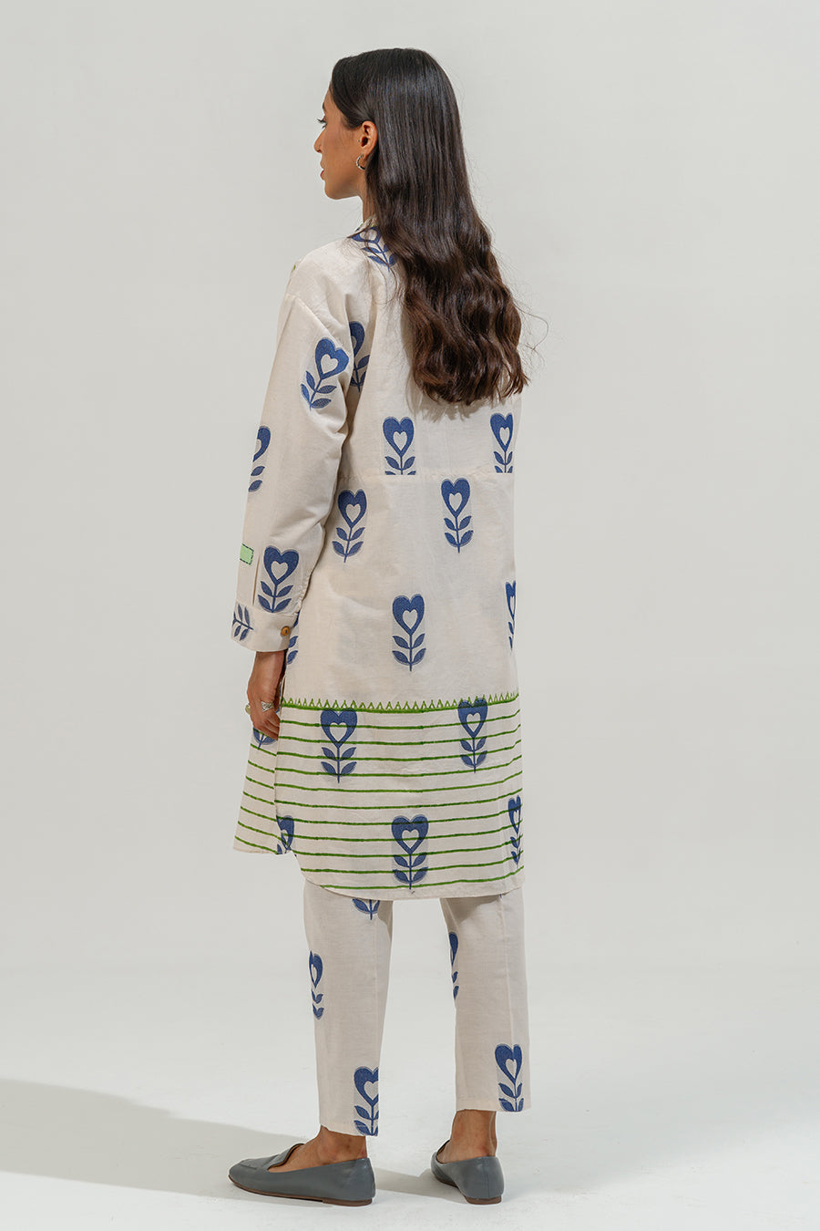 2 PIECE BLOCK PRINTED SUIT
