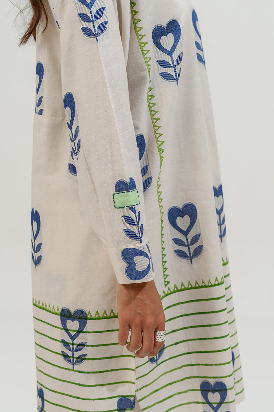 2 PIECE BLOCK PRINTED SUIT