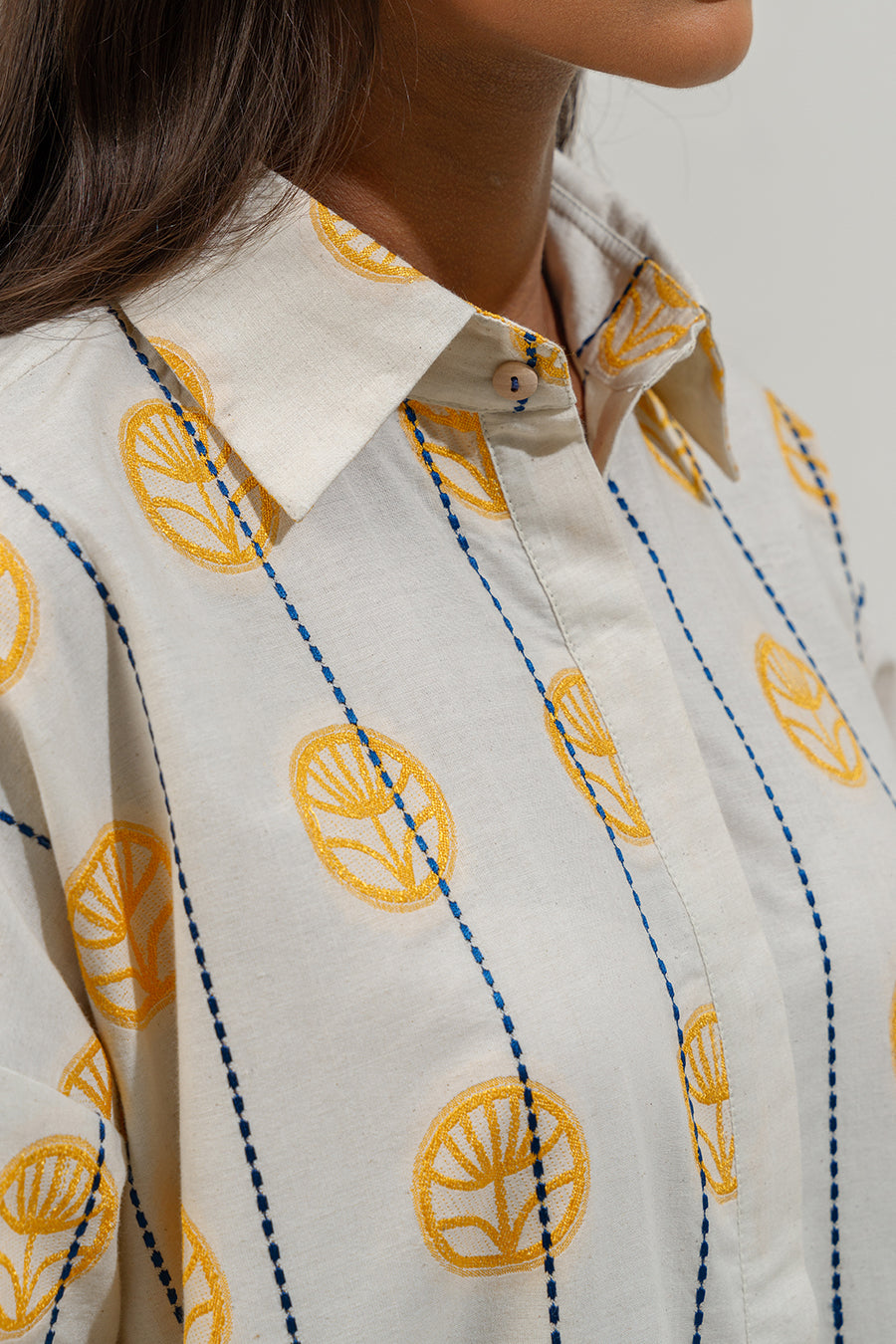 2 PIECE EMBROIDERED SUIT