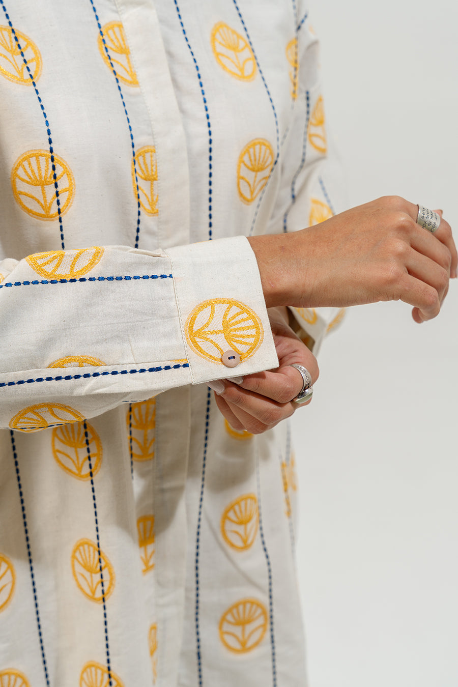 2 PIECE EMBROIDERED SUIT
