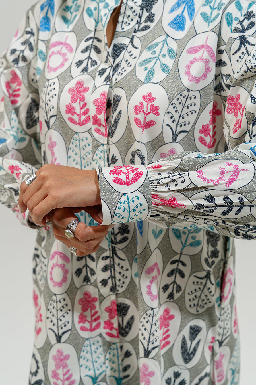 2 PIECE BLOCK PRINTED SUIT