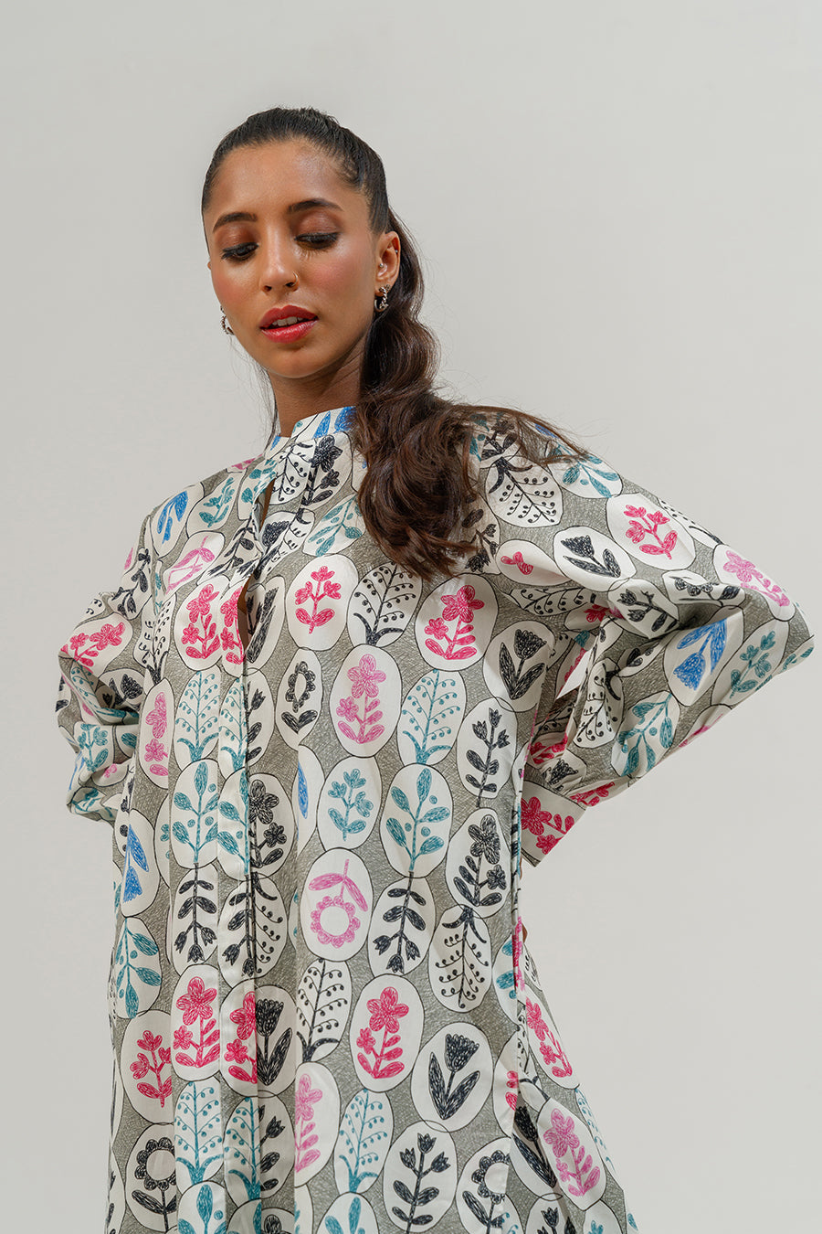 2 PIECE BLOCK PRINTED SUIT