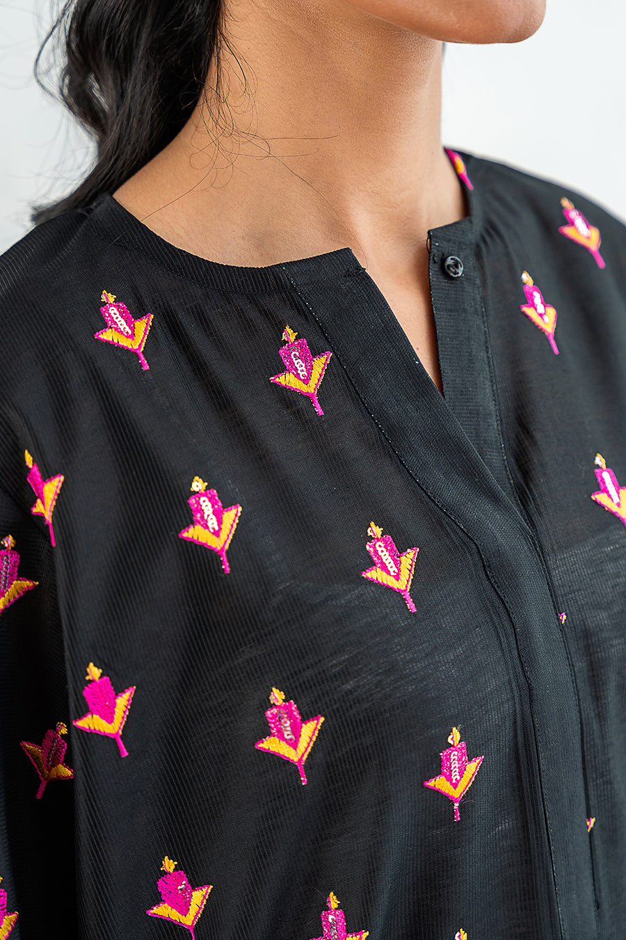 2 PIECE EMBROIDERED SUIT