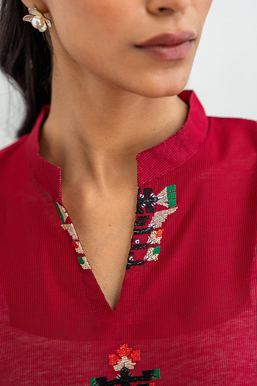 2 PIECE EMBROIDERED SUIT