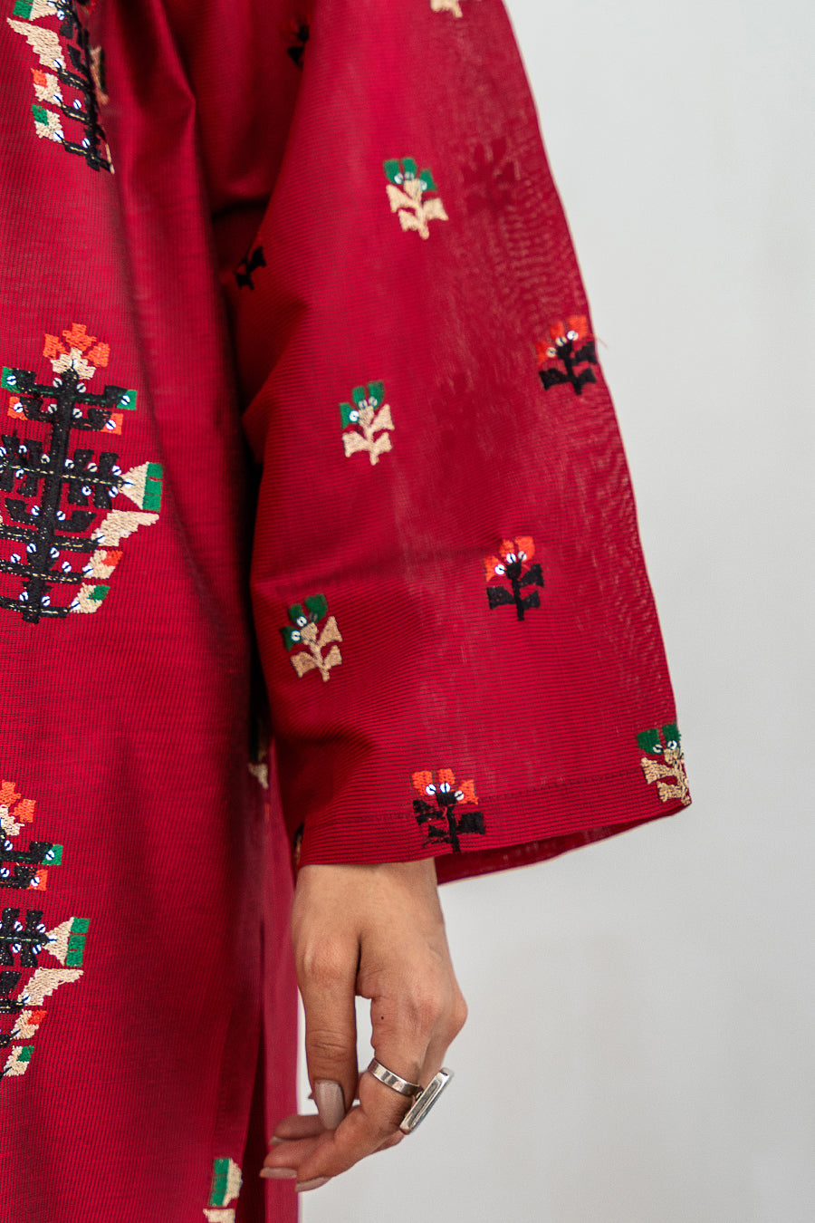 2 PIECE EMBROIDERED SUIT