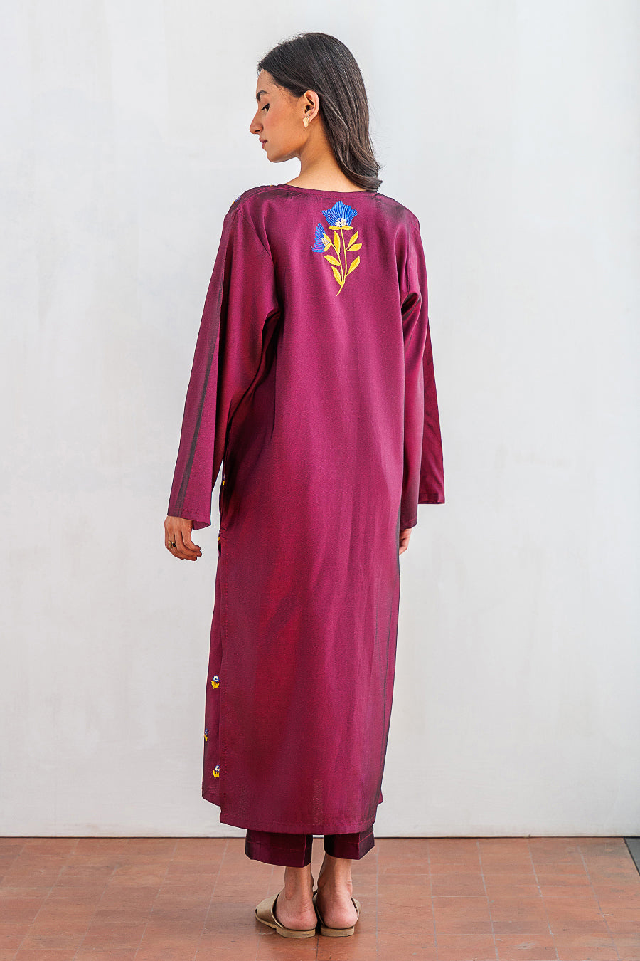 2 PIECE EMBROIDERED SUIT