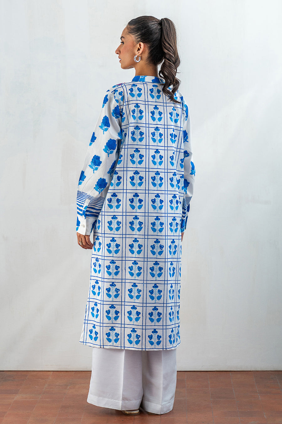 1 PIECE BLOCK PRINTED SHIRT