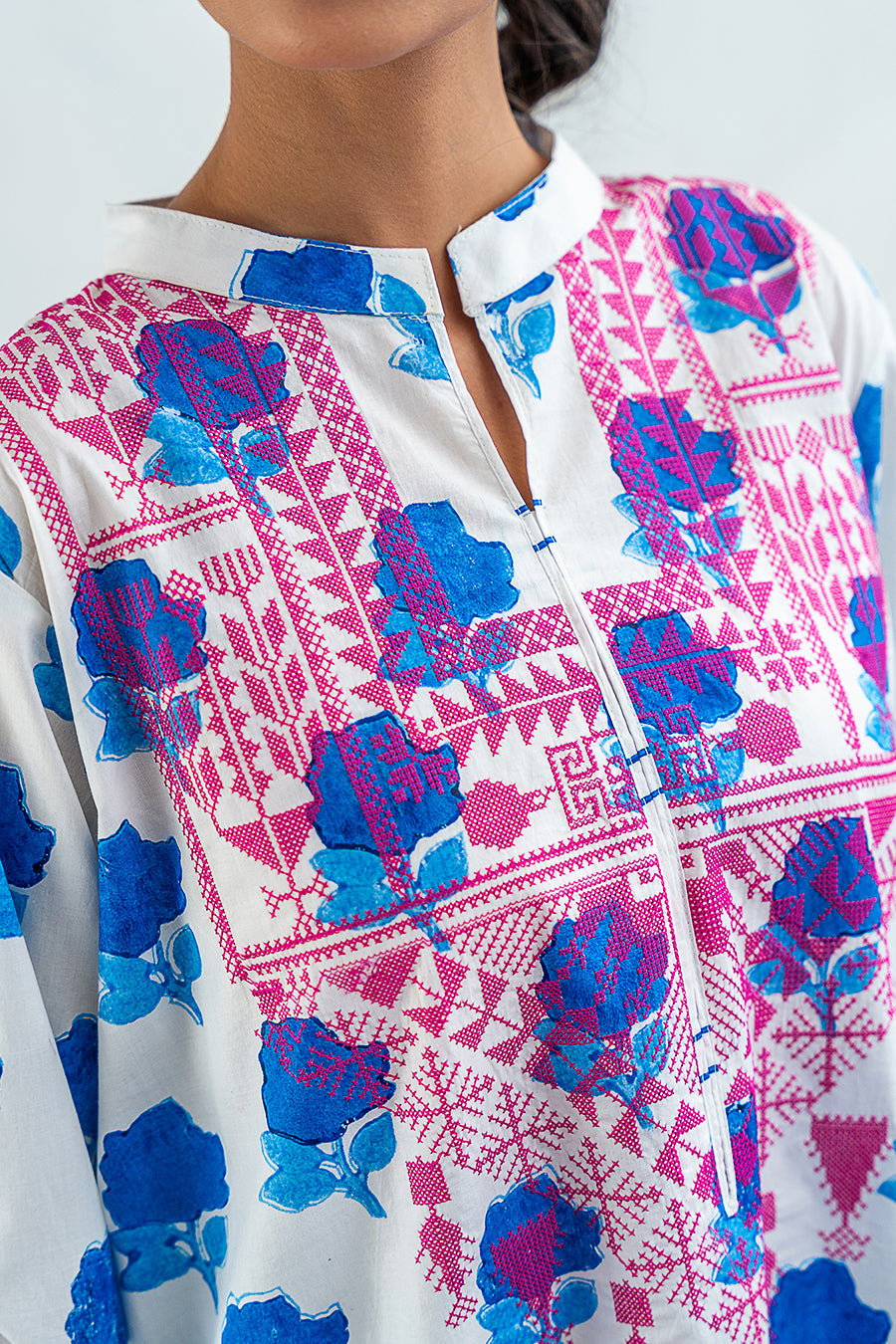 1 PIECE BLOCK PRINTED SHIRT