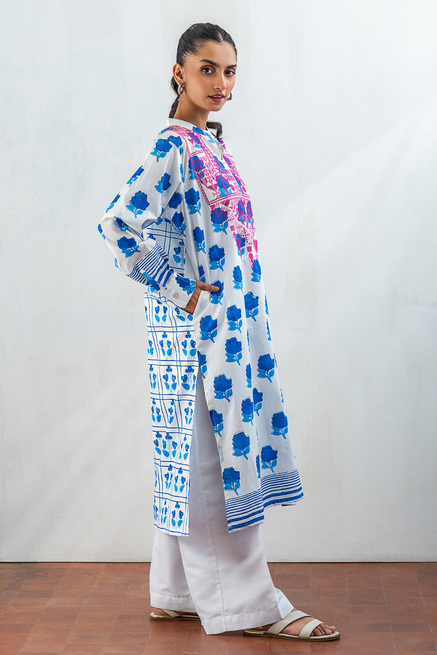 1 PIECE BLOCK PRINTED SHIRT