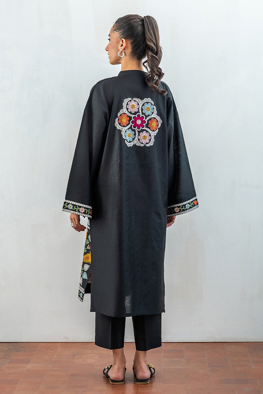 2 PIECE EMBROIDERED SUIT