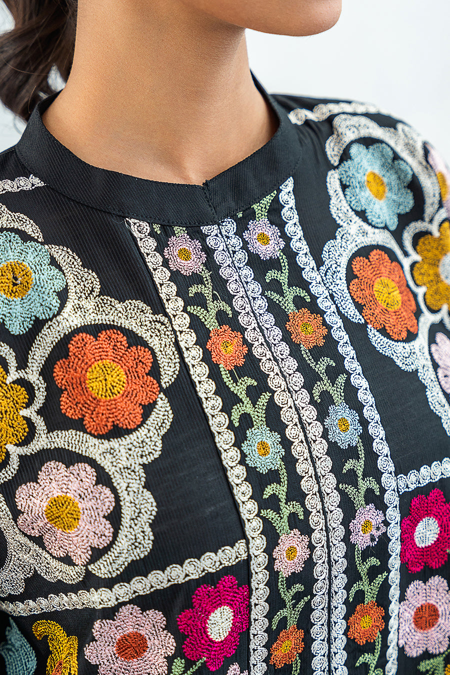 2 PIECE EMBROIDERED SUIT