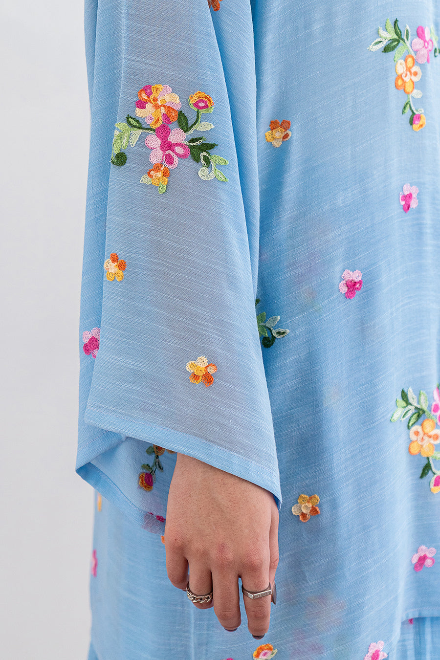EMBROIDERED SKIRT SET