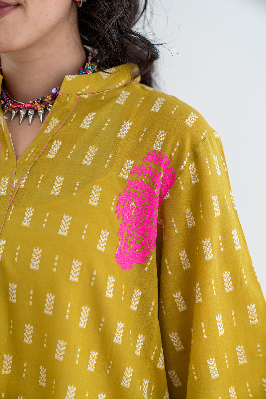 PRINTED JACQUARD SHIRT