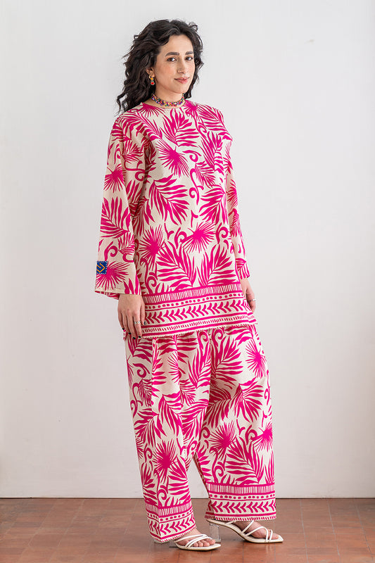 2 PIECE PRINTED LAWN SUIT