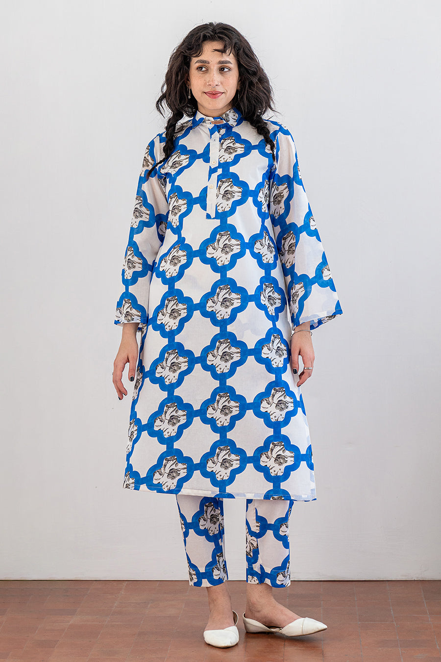 2 PIECE PRINTED LAWN SUIT