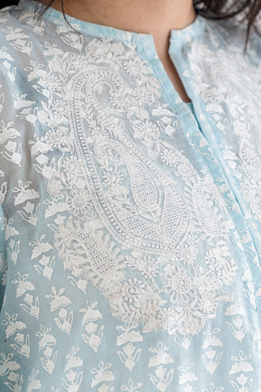 EMBROIDERED LAWN SHIRT