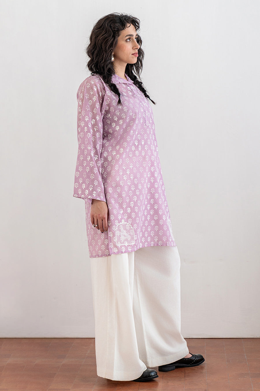 EMBROIDERED LAWN SHIRT