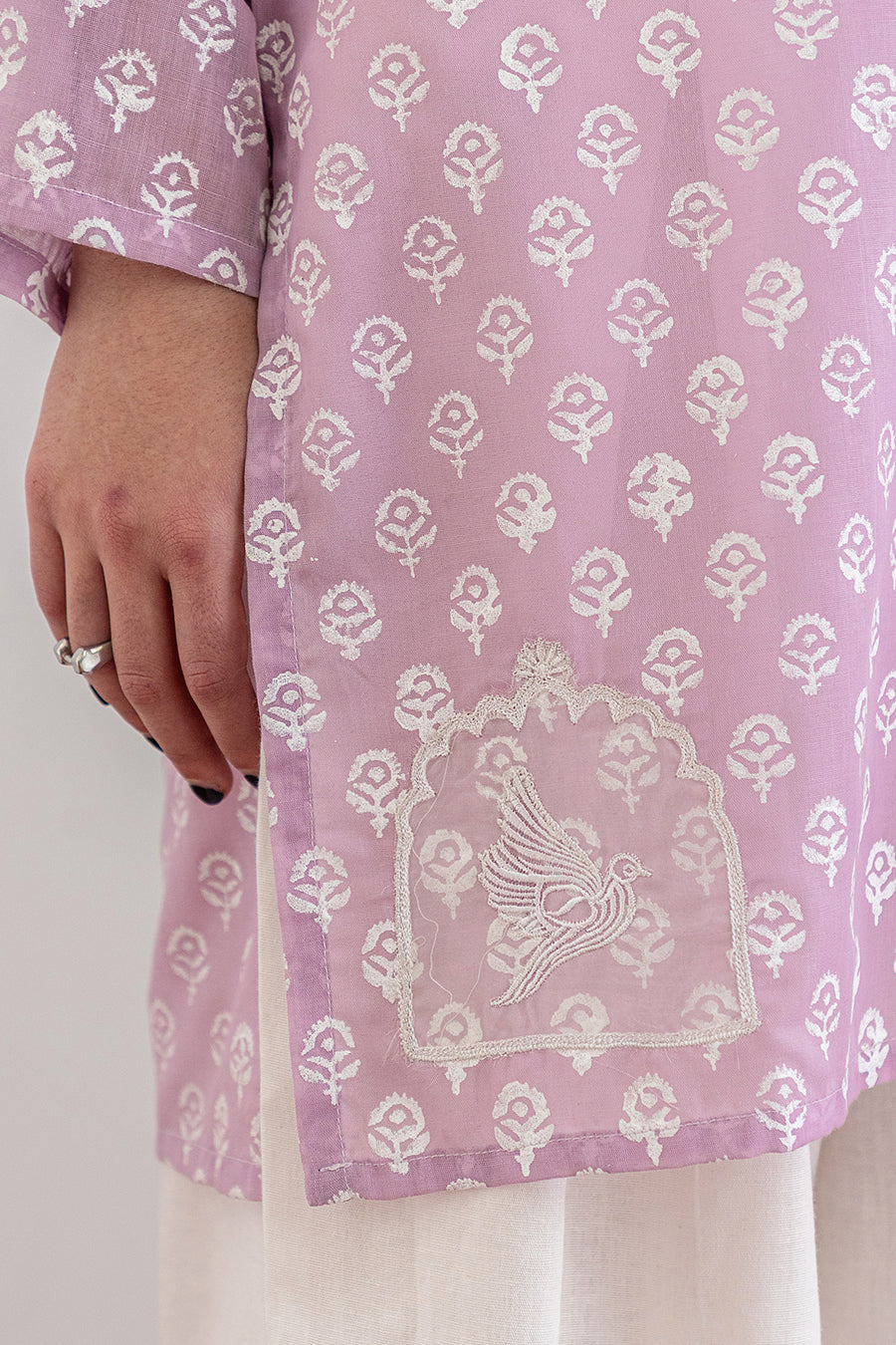 EMBROIDERED LAWN SHIRT