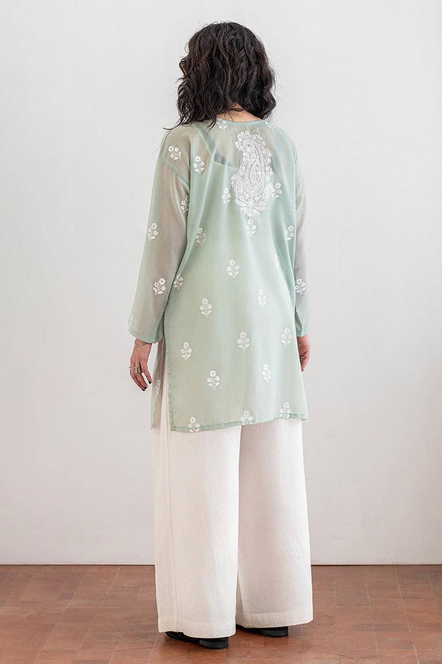 EMBROIDERED LAWN SHIRT