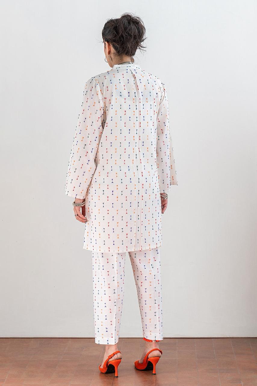 2 PIECE JACQUARD SUIT