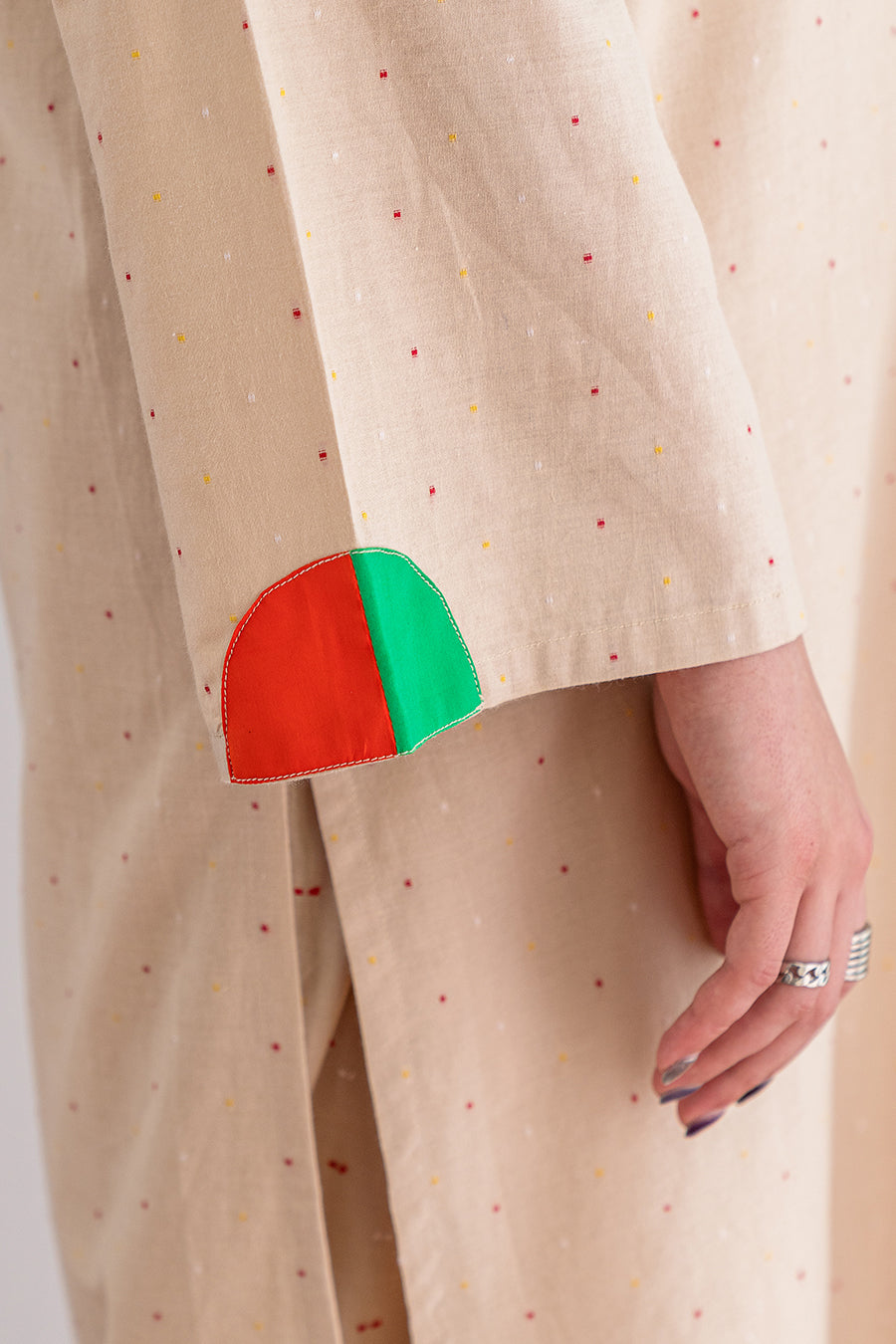 2 PIECE EMBROIDERED JACQUARD SUIT