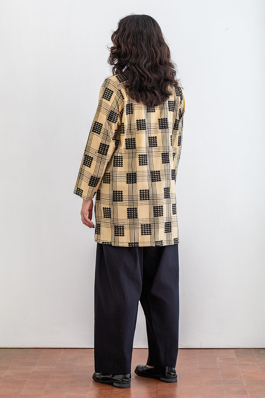2 PIECE EMBROIDERED YARN DYED COTTON SUIT