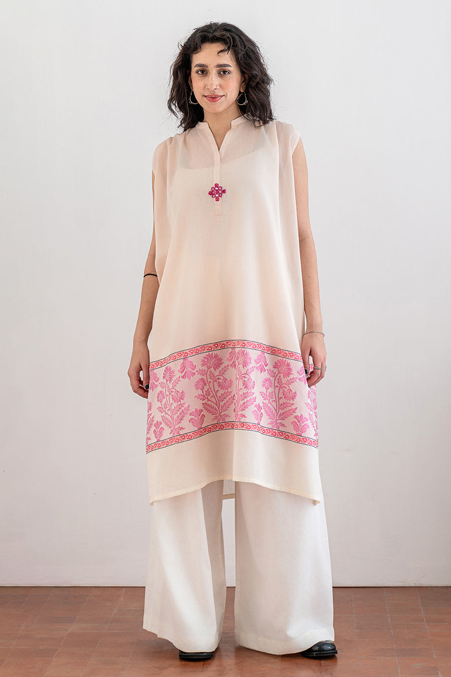 EMBROIDERED LAWN SHIRT