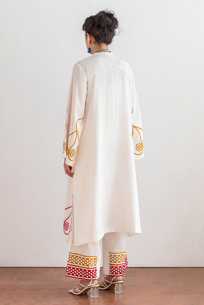 2 PIECE TEXTURED LAWN SUIT