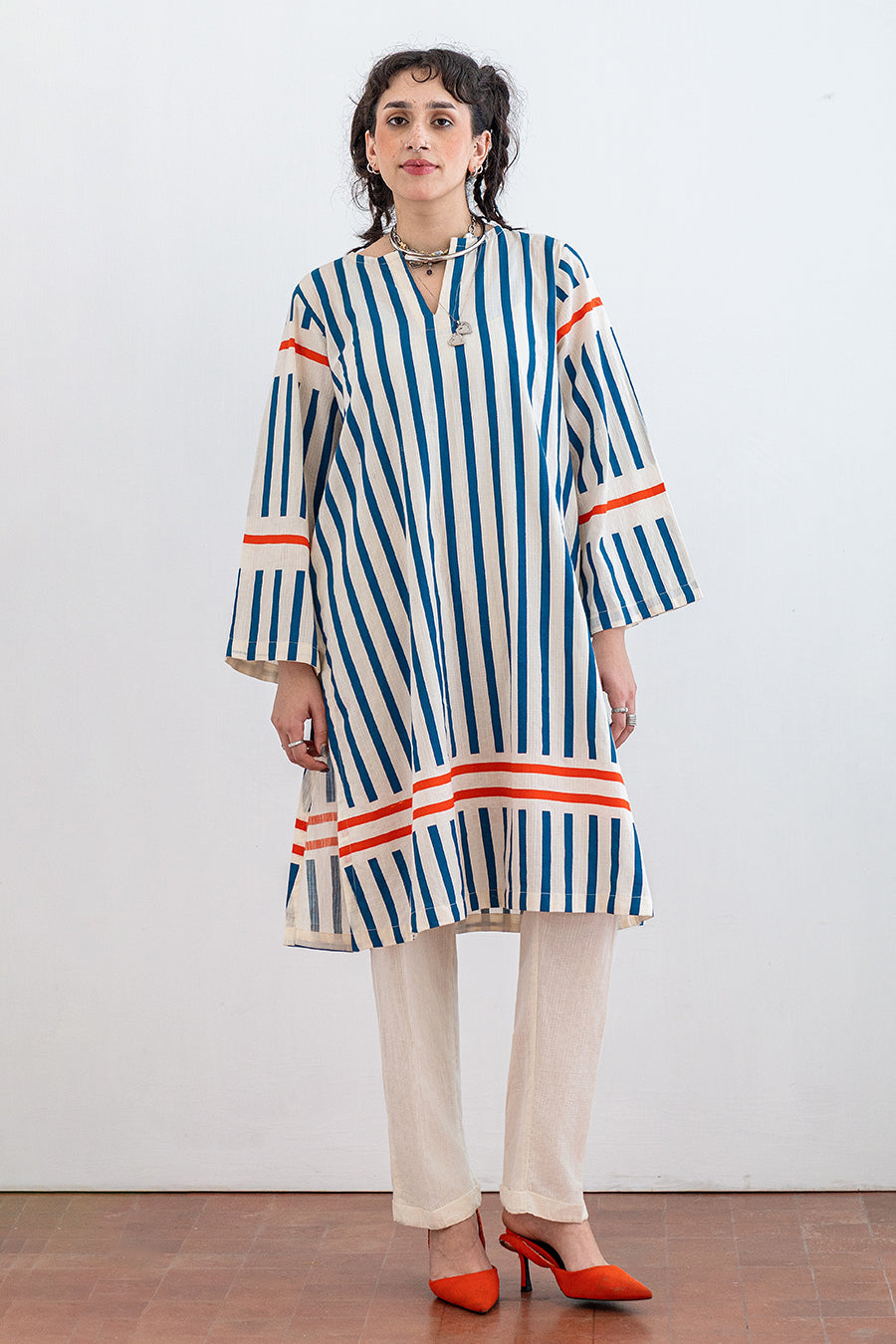 2 PIECE PRINTED TEXTURED LAWN SUIT