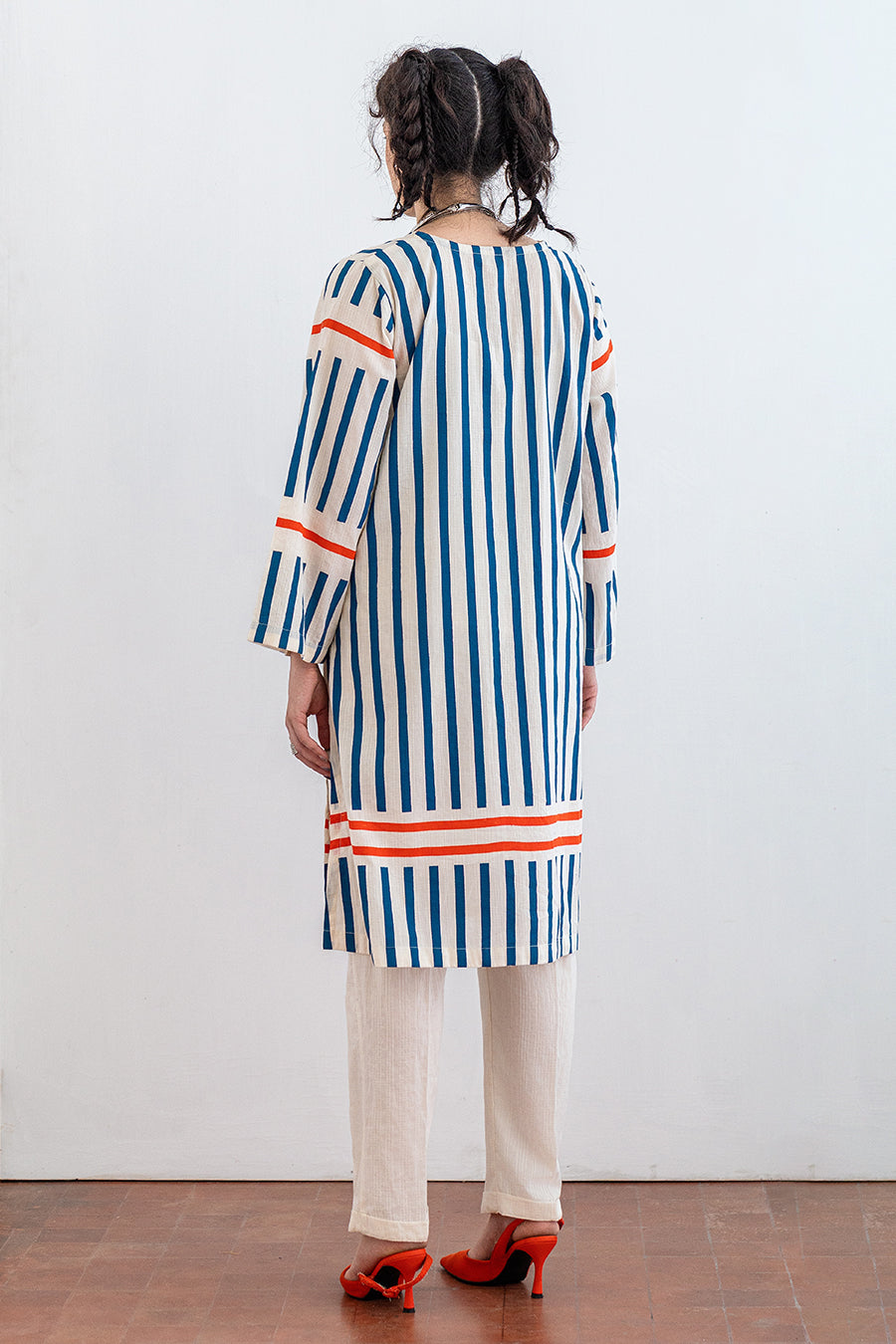 2 PIECE PRINTED TEXTURED LAWN SUIT