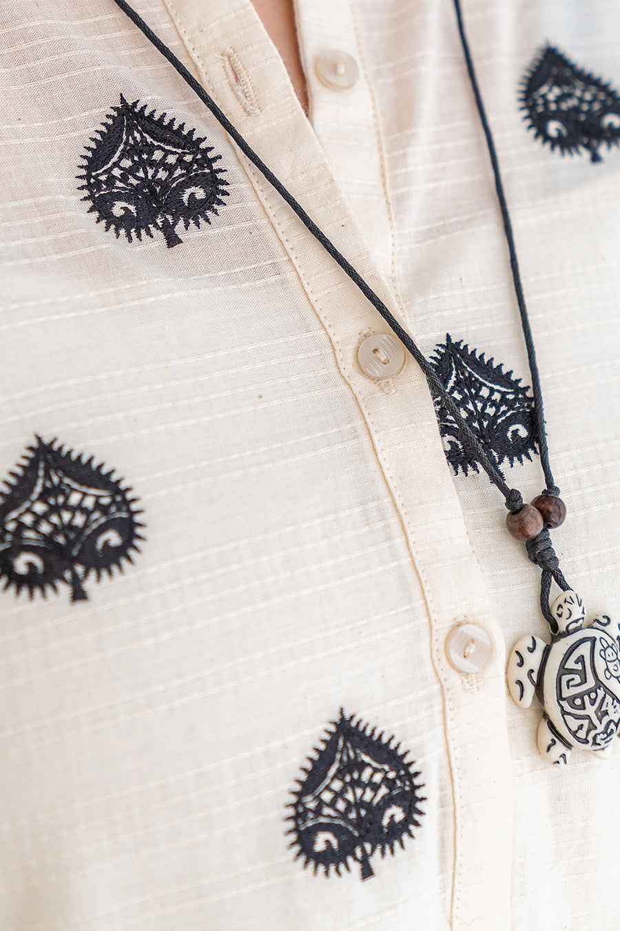 2 PIECE EMBROIDERED SET