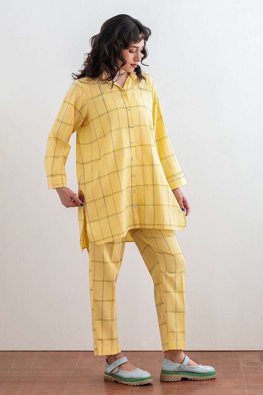 CHECKERED SHIRT + PANTS