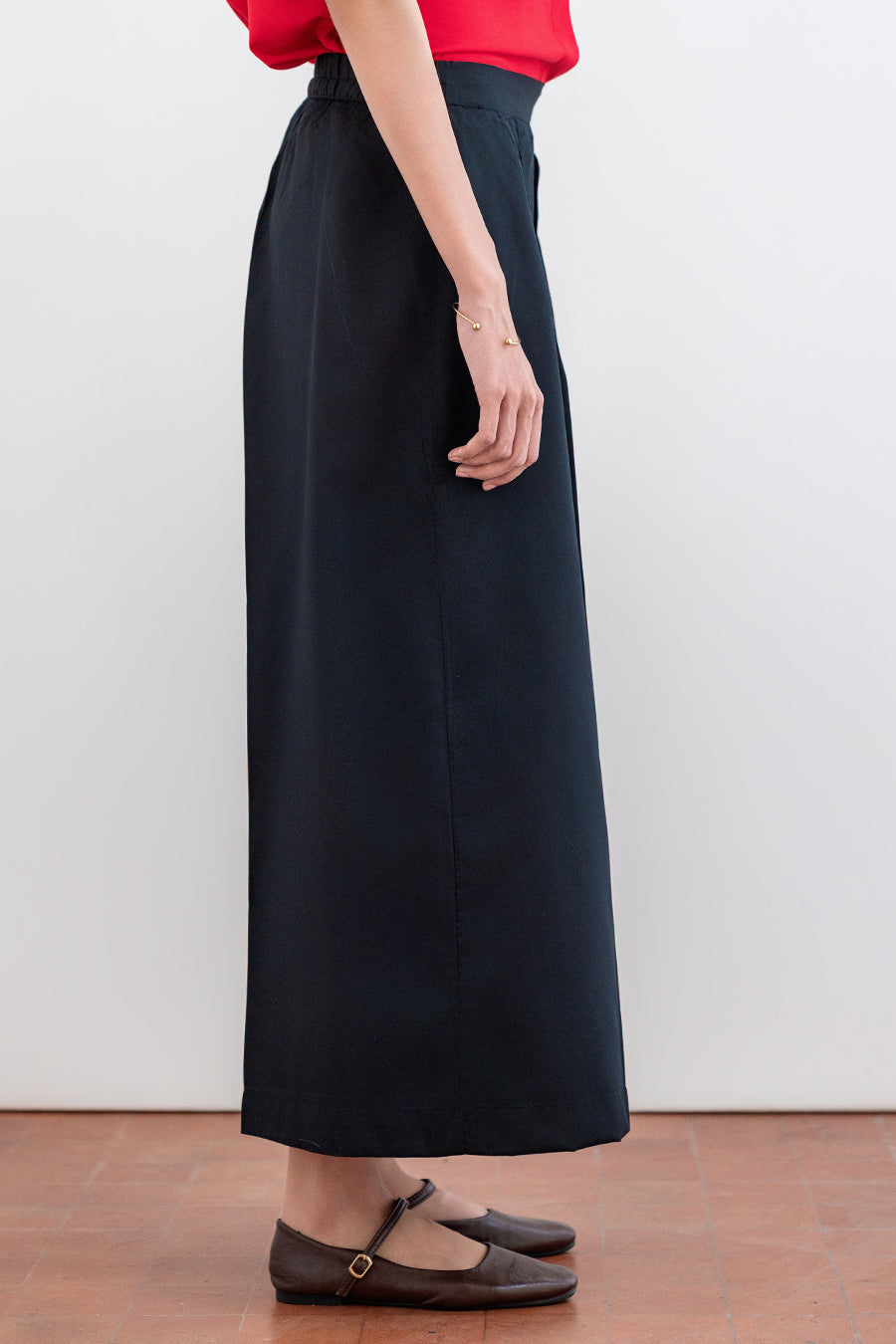 CROPPED PLEATED PANTS