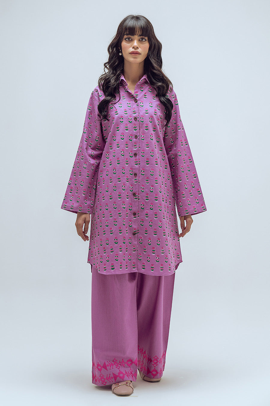 2 PIECE BLOCK PRINTED SUIT
