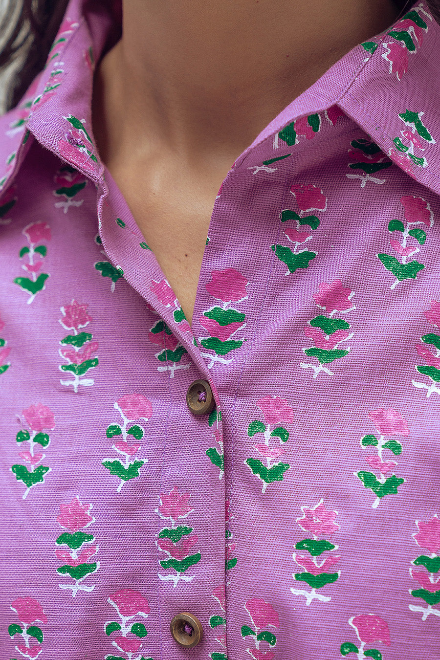 2 PIECE BLOCK PRINTED SUIT
