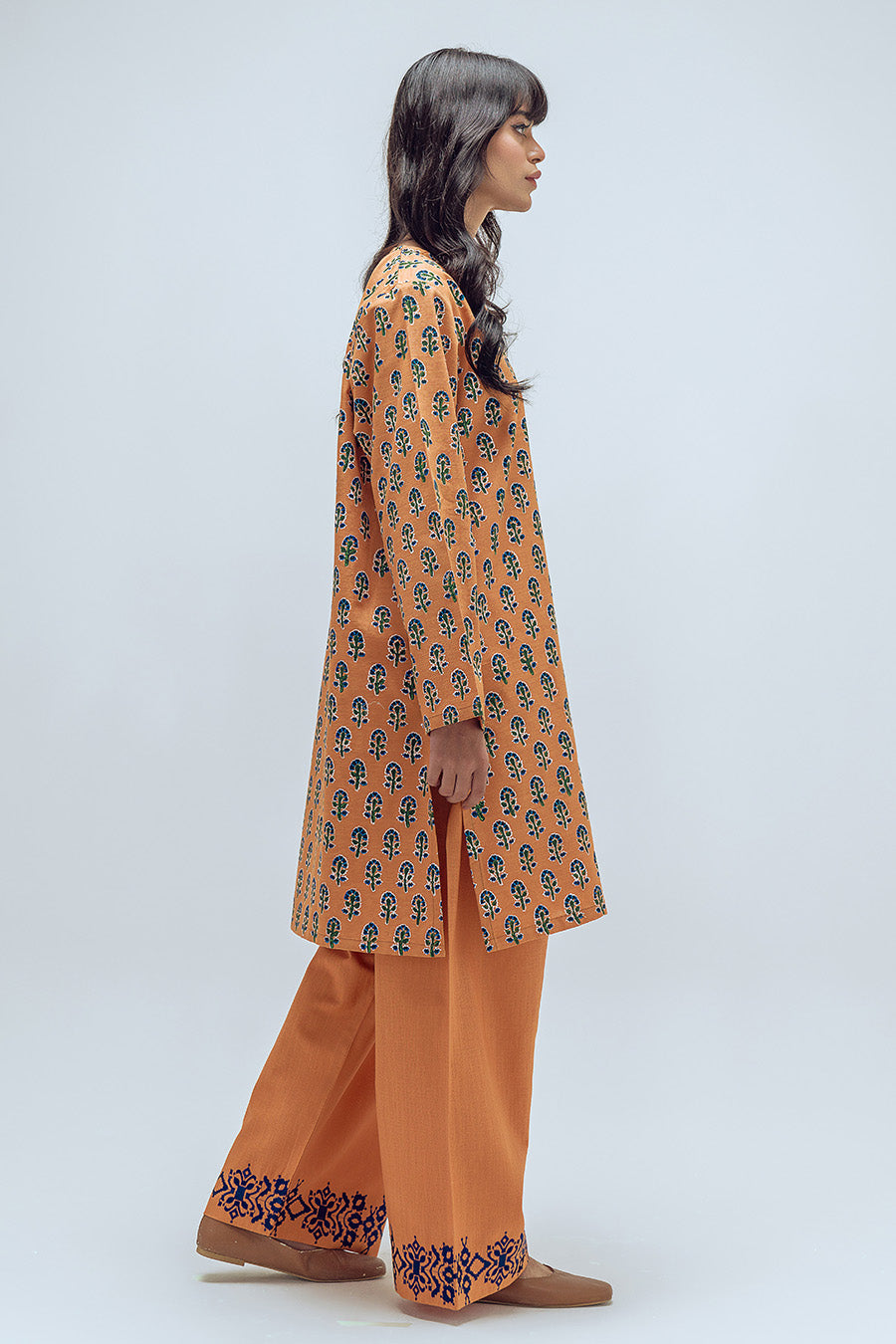 2 PIECE BLOCK PRINTED SUIT