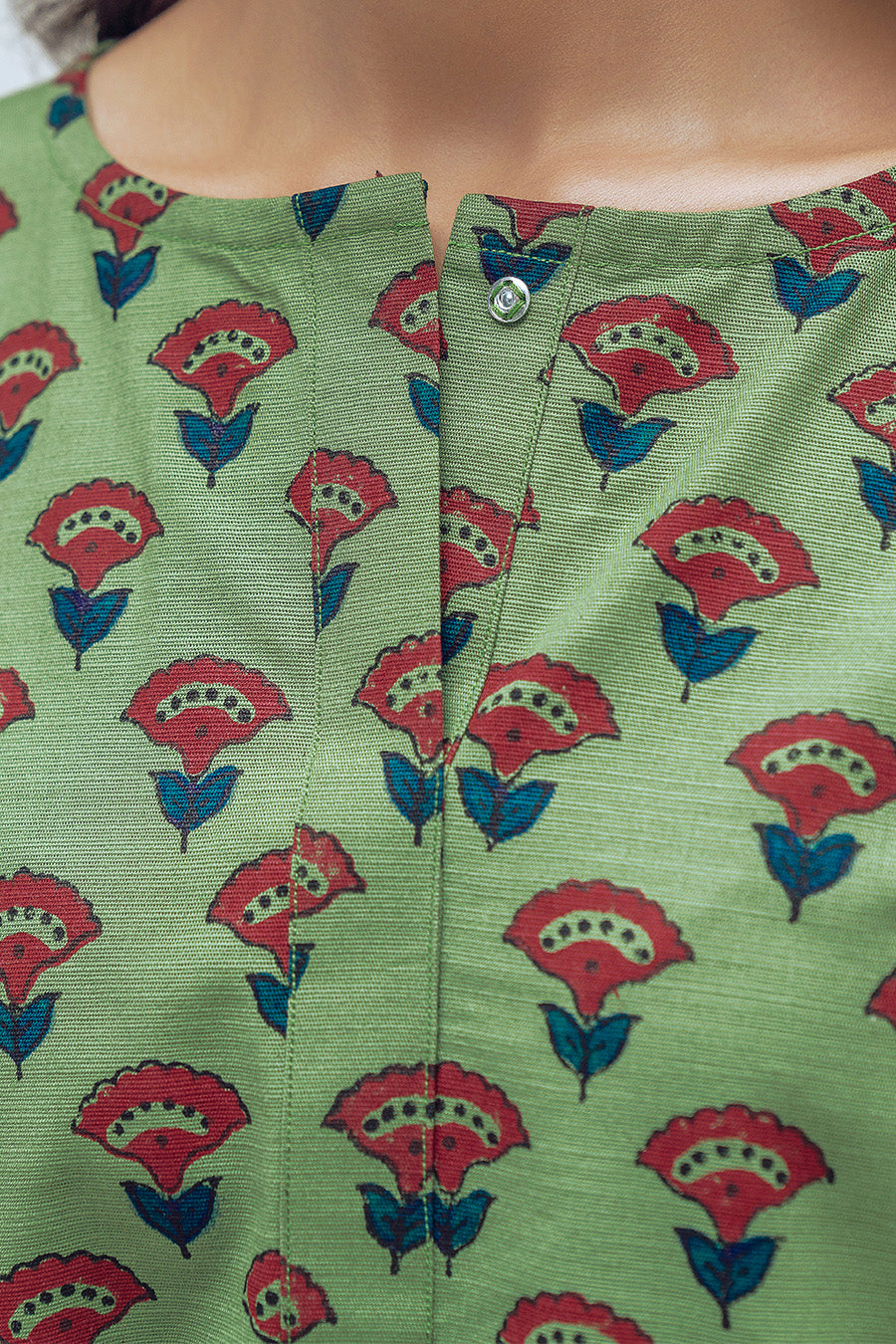 2 PIECE BLOCK PRINTED SUIT